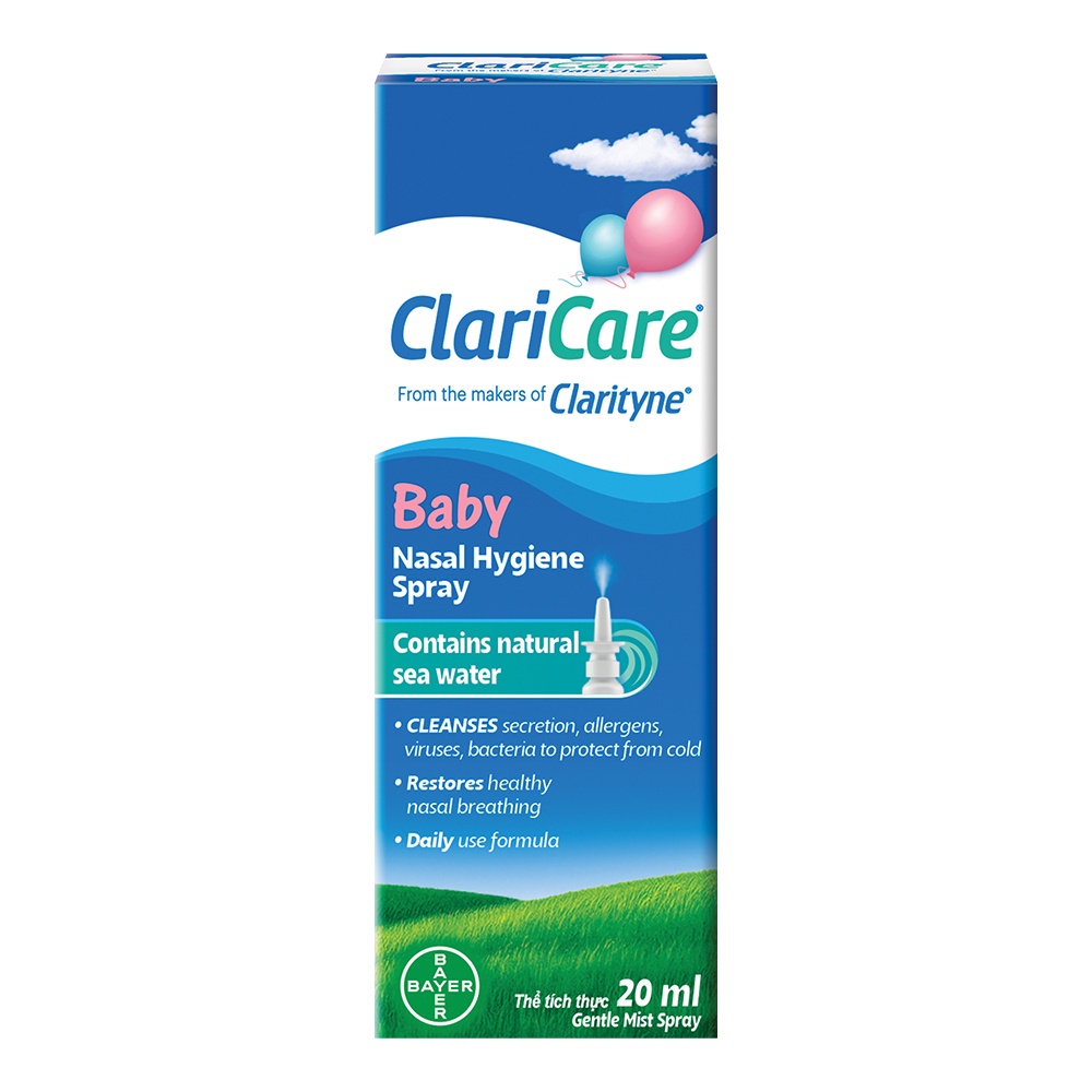 Dung Dịch Xịt Vệ Sinh Mũi Claricare