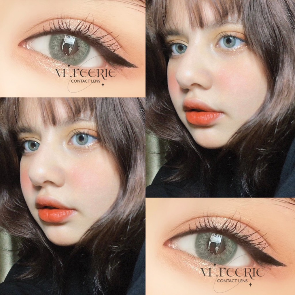 Lens xanh lá Ariel Green 0 độ nhập khẩu Hàn Quốc chính hãng - VF Lens