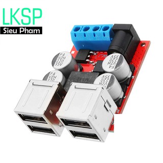 Mạch hạ áp 4 cổng usb 5v 8a đầu vào 8-35v