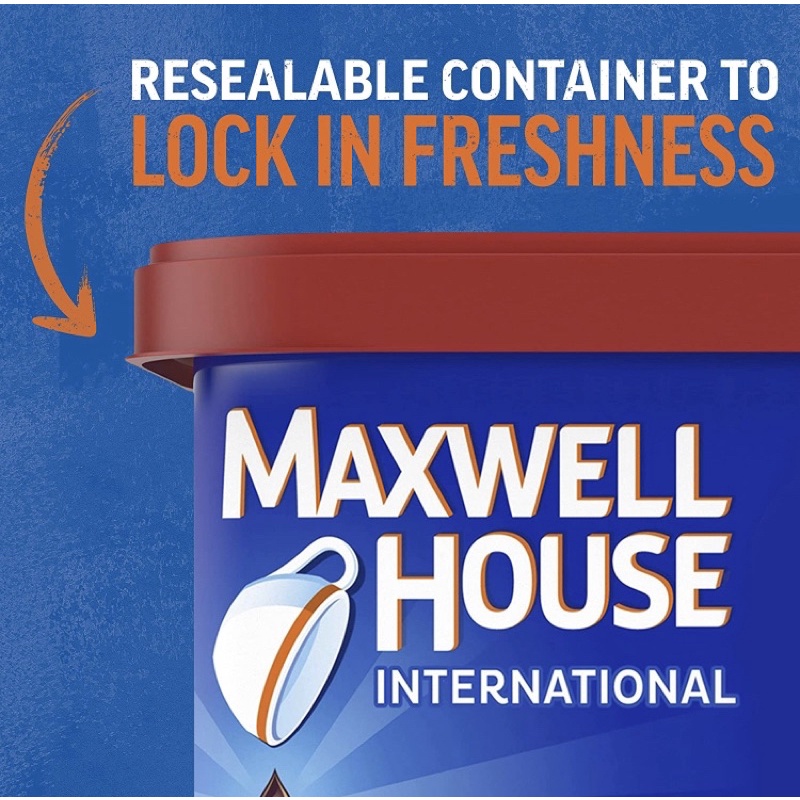 Bột cà phê sữa kiêm coffee mate Maxwell House nhiều mùi USA