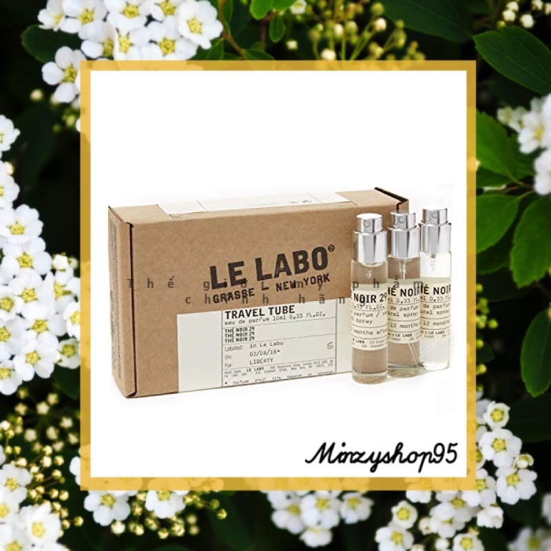 Tách Set Nước hoa Le Labo The Noir 29 ống
