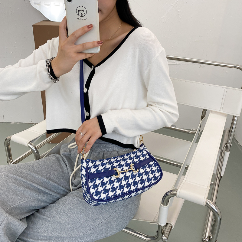 Túi đeo vai JASMIN NOIR bằng da PU phong cách retro thời trang cho nữ