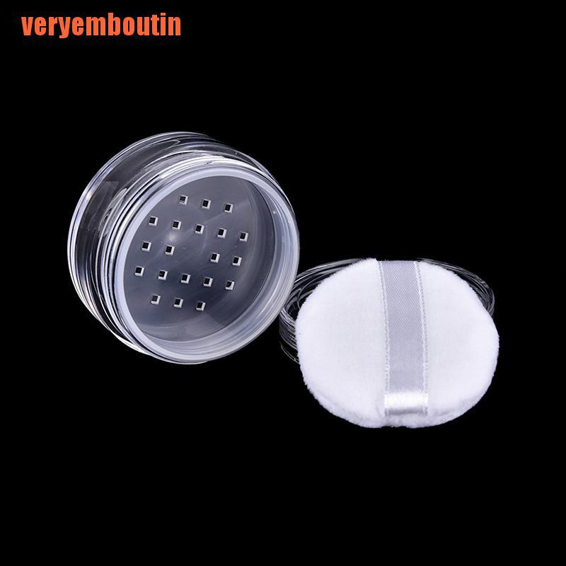 [Hàng mới về] Hộp rỗng đựng phấn phủ dung tích 12ml tiện lợi