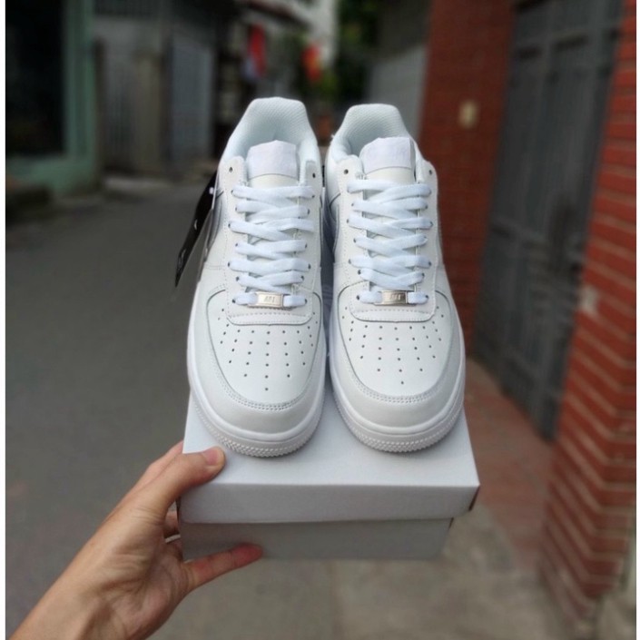 [Ảnh+Video thật][Full bill +box] Giày thể thao sneaker  nam nữ full trắng chuẩn 11 đế cao 3-4cm, Giày Thời Trang Hottren | BigBuy360 - bigbuy360.vn