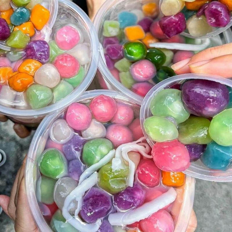 88K - 1KG TRÂN CHÂU DỪA NGŨ SẮC 1KG