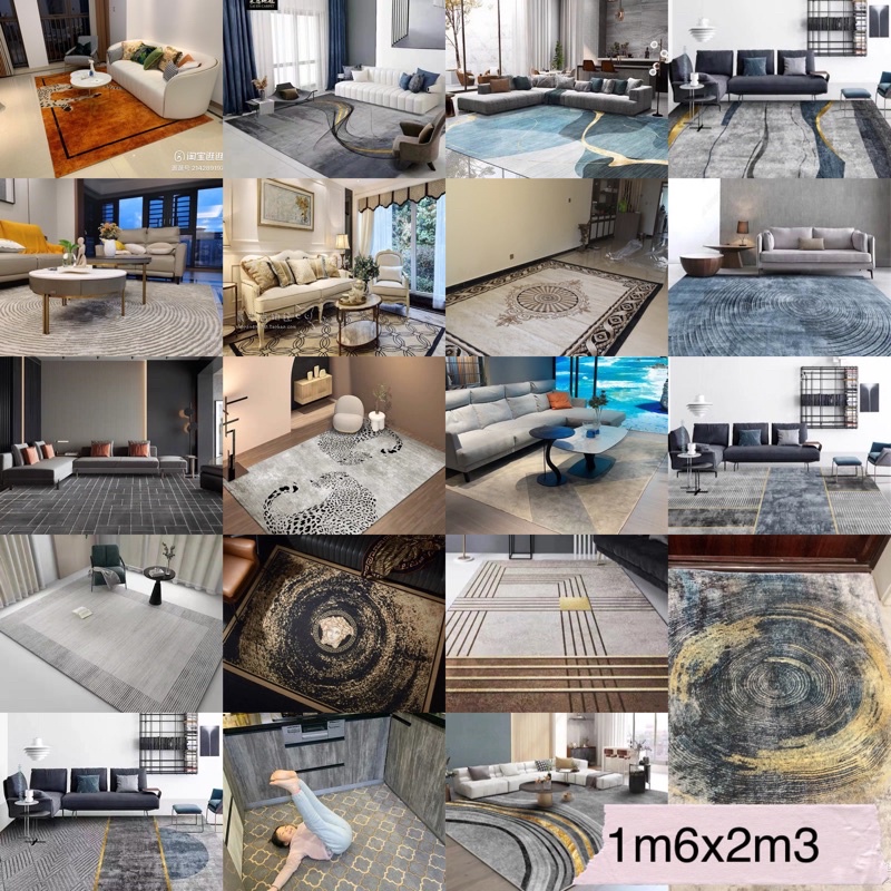 Thảm lông Panama xuất nhẩu size 1m6*2m3