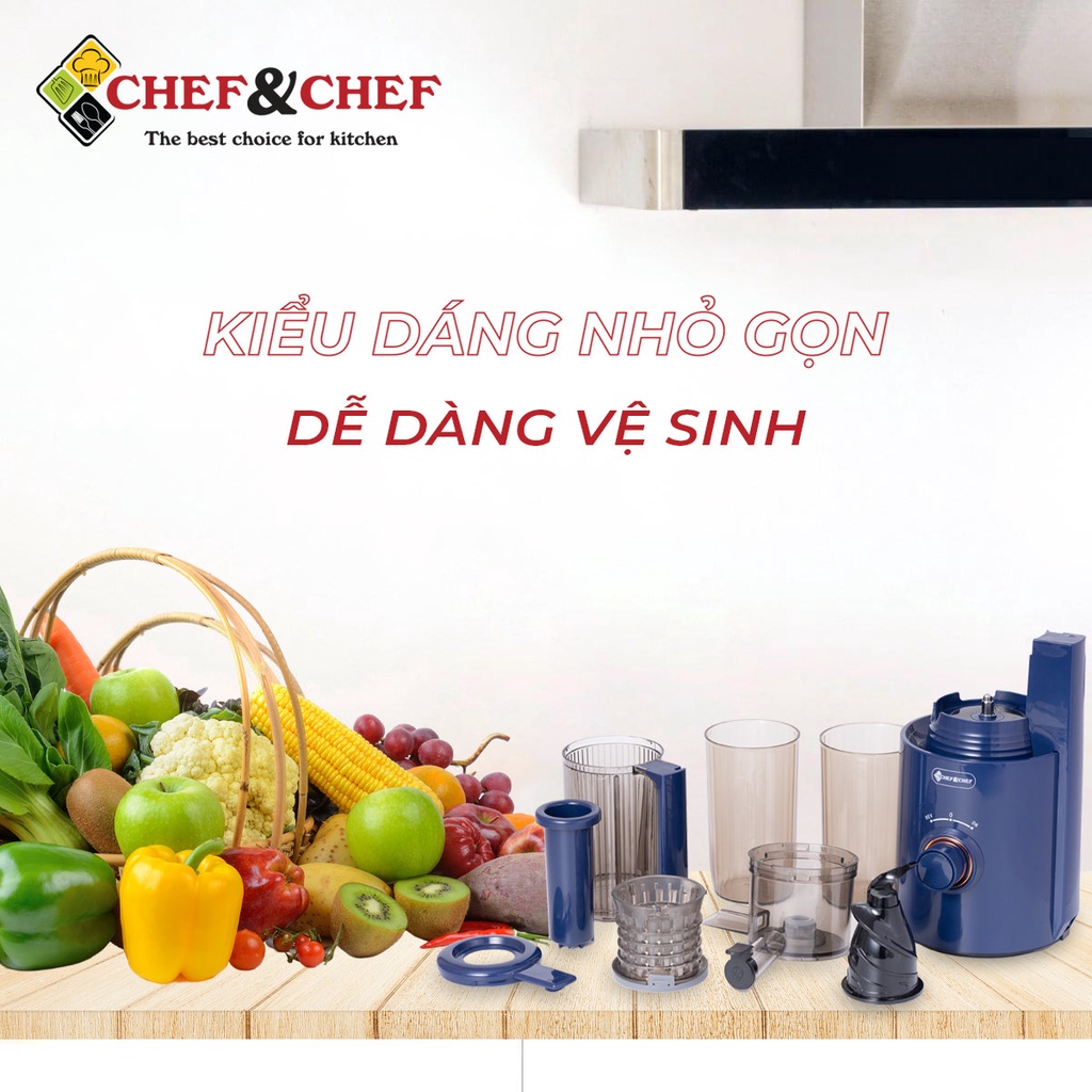 Máy ép chậm cao cấp CHEF&amp;CHEF mã CH-210A.