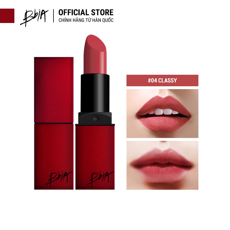 Son lì Bbia Last Lipstick Version 1 (5 Màu) 3.5g - Bbia Official Store