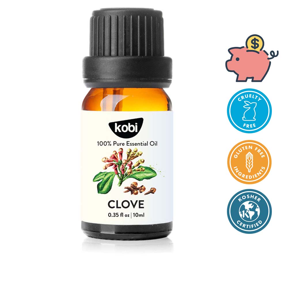 Tinh dầu Đinh Hương Lá Kobi Clove essential oil giúp làm giảm căng thẳng, ổn định huyết áp - 10ml