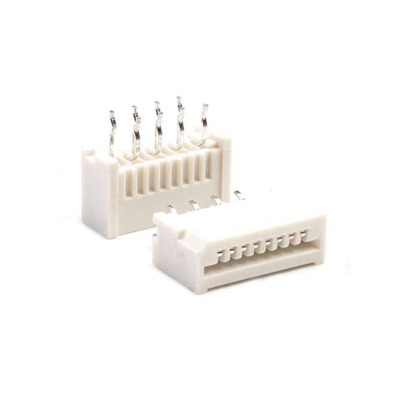 1.25mm Pitch 8Pin FFC FPC Connector Chèn định hướng dọc