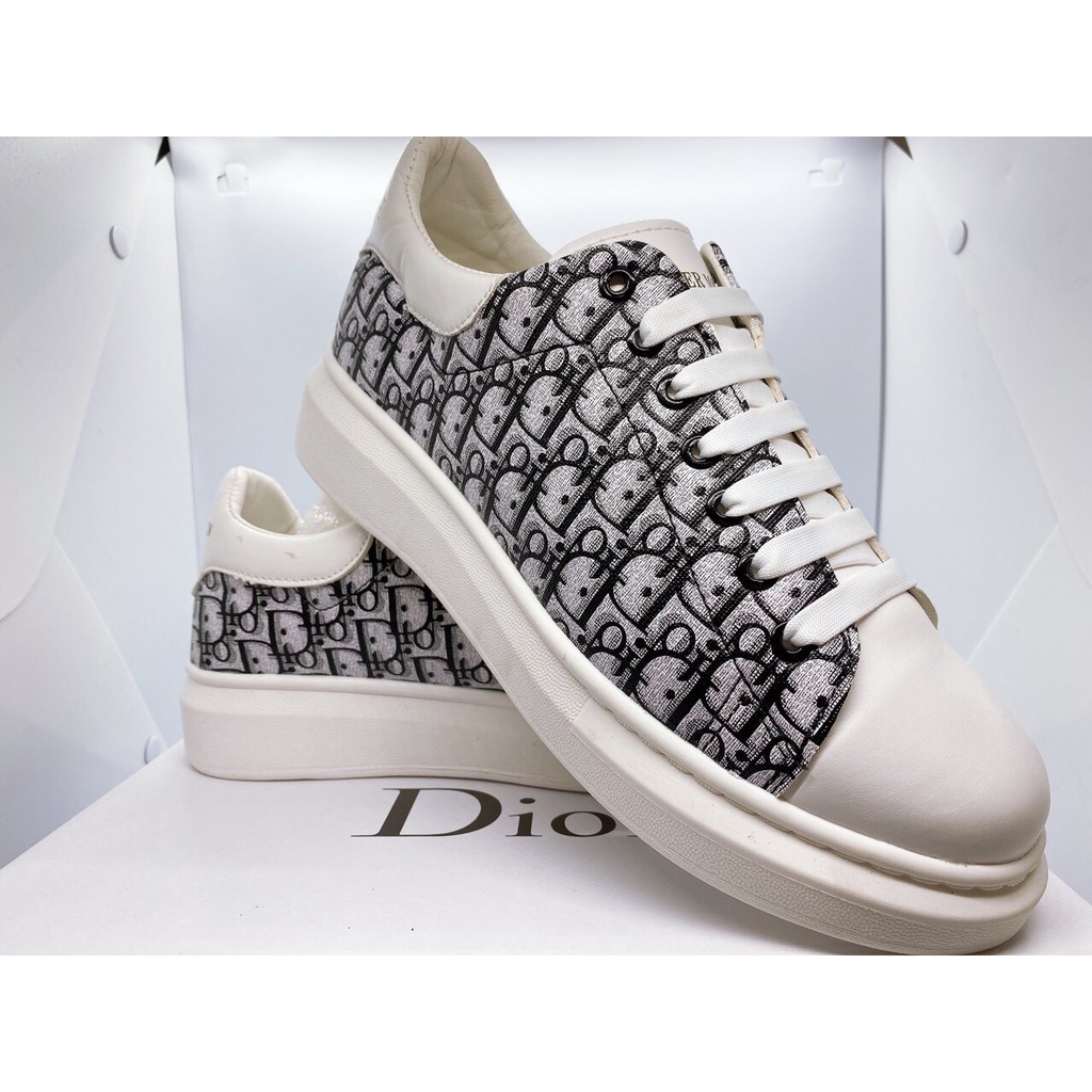 [LIMITED + FULLBOX] Giày Nam Hoạ Tiết Dior Trắng Cao Cấp - GIÀY Dior Nam FULLBOX - Mẫu Độc Quyền Số Lượng Có Hạn | BigBuy360 - bigbuy360.vn