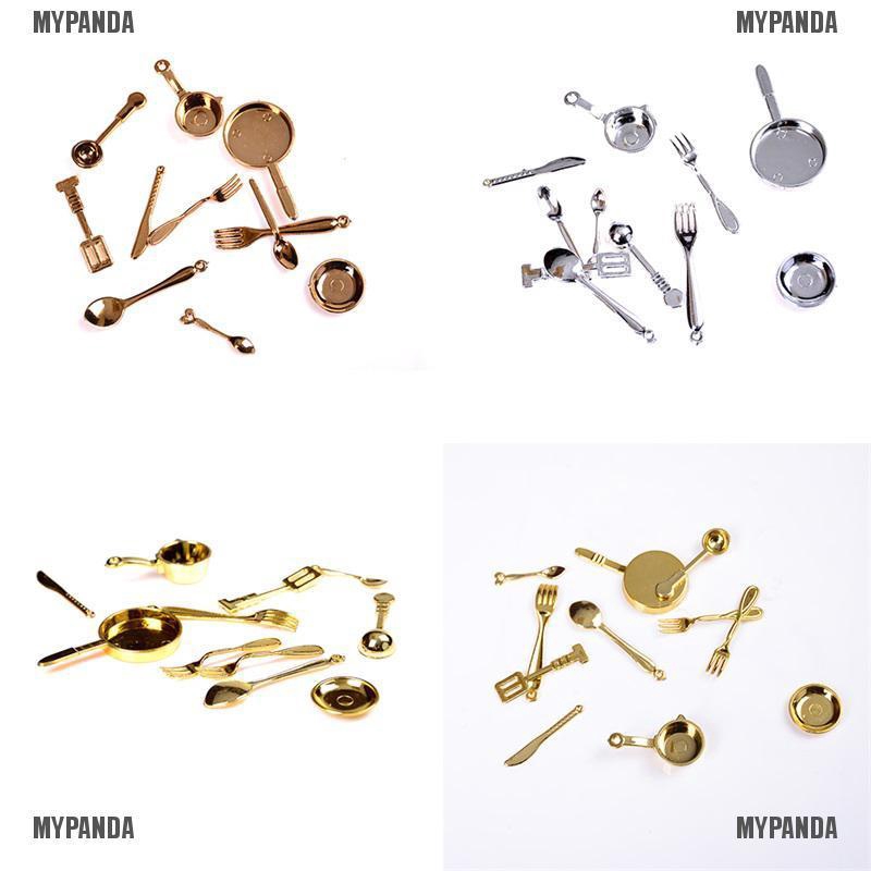 Set 11 phụ kiện trang trí nhà búp bê tỉ lệ 1 / 12