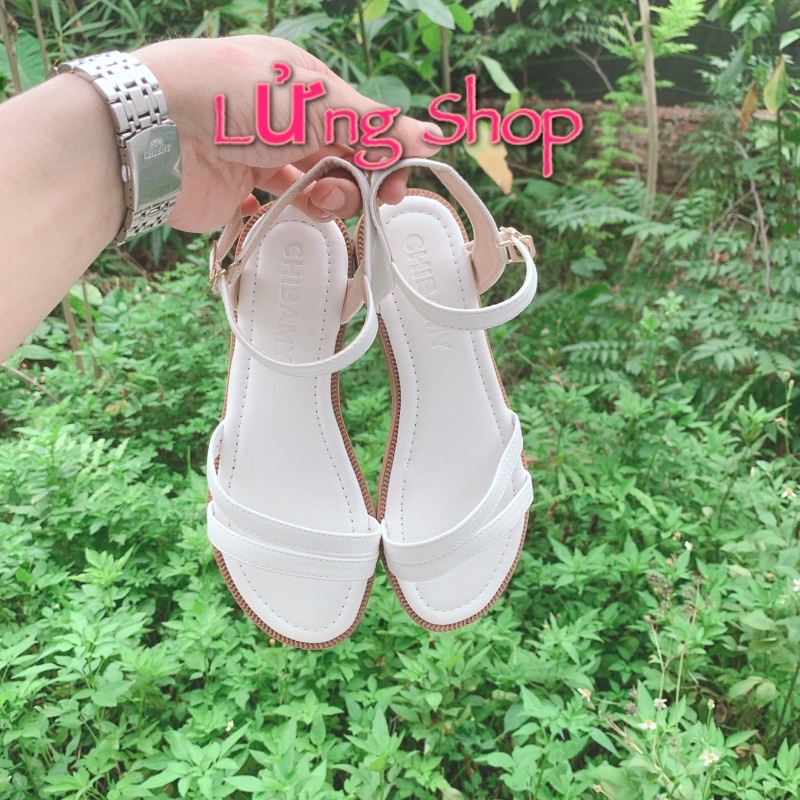 Dép Nữ Sandal Quai Mảnh Đế Bệt , Dép quai hậu hai quai mảnh Lửng Shop đi học đi chơi