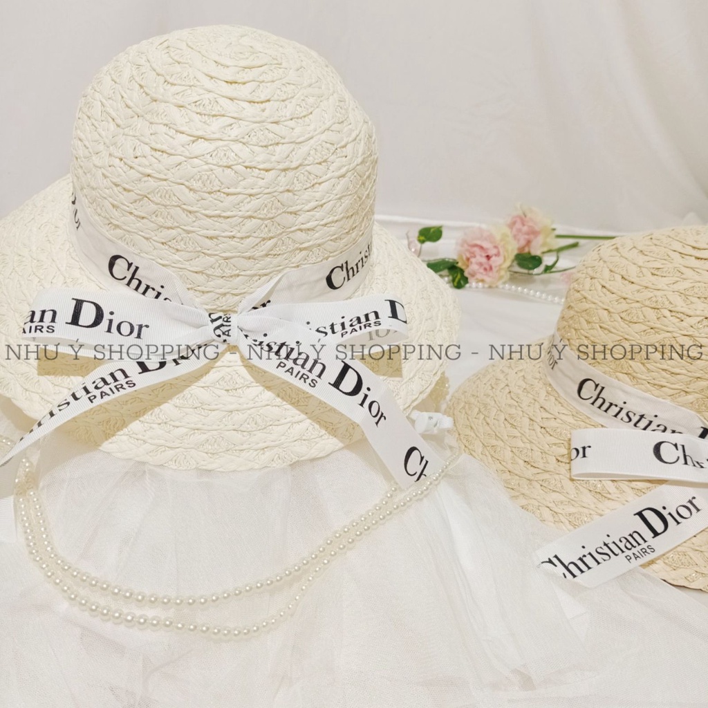 Nón cói,mũ cói nữ đi biển vành nhỏ hàng cao cấp loại 1 thắt nơ in chữ sành điệu-q12m d0 xịn