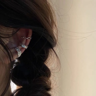  Bộ 3 Khuyên Tai Kẹp Vành Tai Đơn Giản Cá Tính Phong Cách Hip Hop Hàn Quốc Cho Nam Và Nữ 