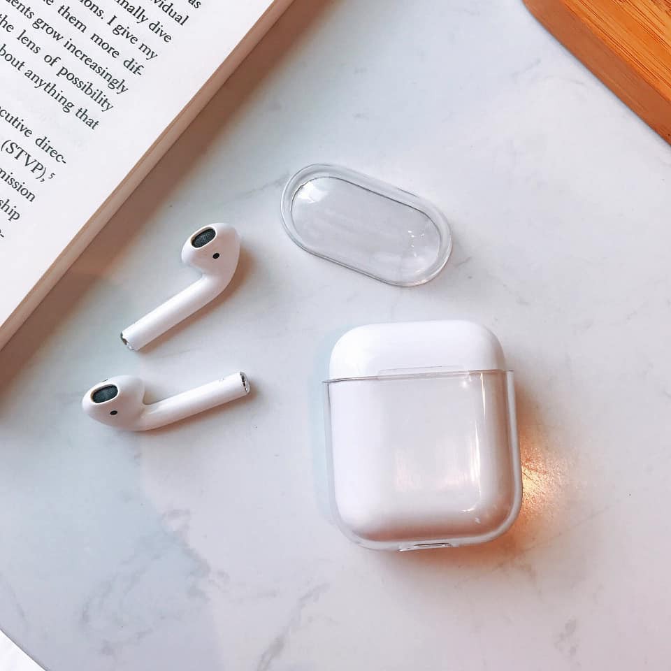 Case silicon Bảo Vệ Airpods 1/2, Túi Đựng airpod kèm móc khóa siêu bền đẹp