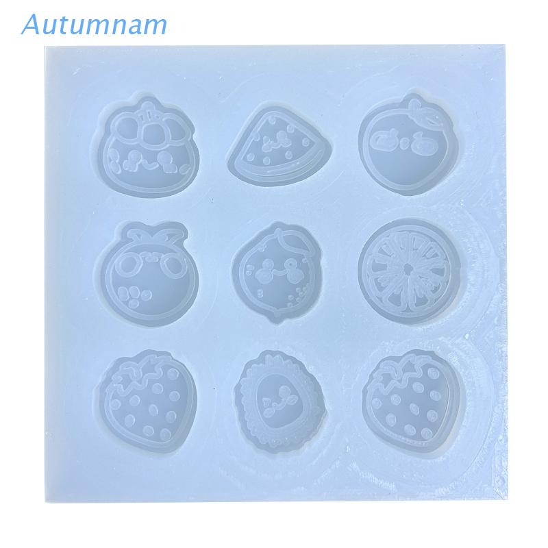 Khuôn Silicone Đổ Epoxy Hình Trái Cây Mini