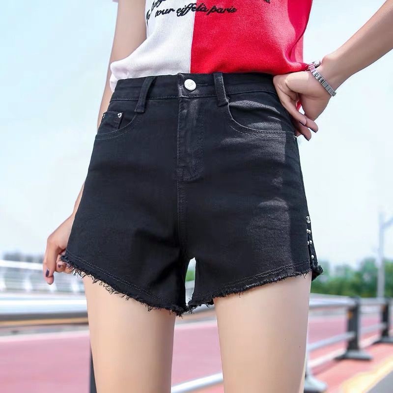 Quần Short Jeans Nữ Ống Rộng Thời Trang Hàn 2018