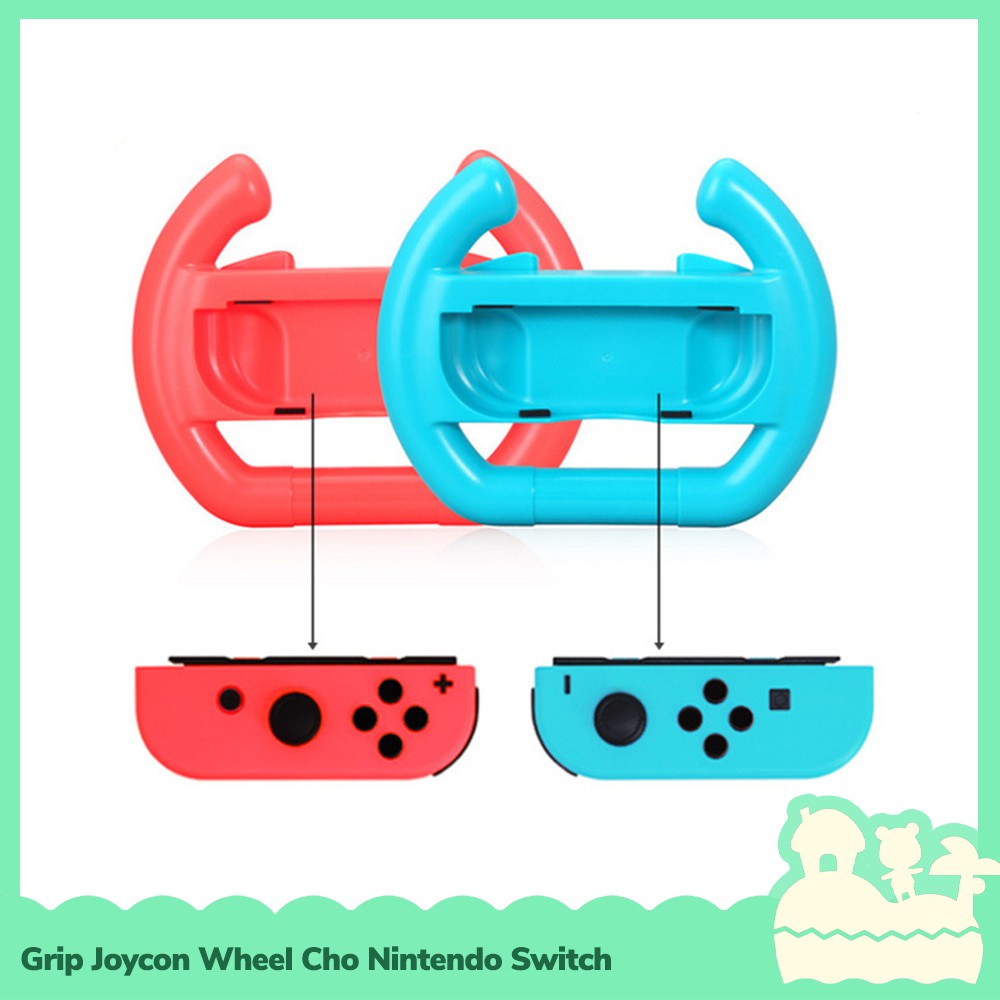 [Sẵn VN - NowShip] Dobe Phụ Kiện Set 2 Tay Cầm Hand Grip Joycon Wheel Vô Lăng Chơi Game Đua Xe Cho Nintendo Switch NS