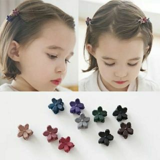 Combo 10 kẹp tóc hoa mini cho bé