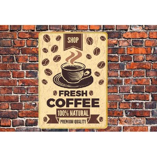 Tranh Thiếc ~A4 "Quán Coffee,Cafe" V5