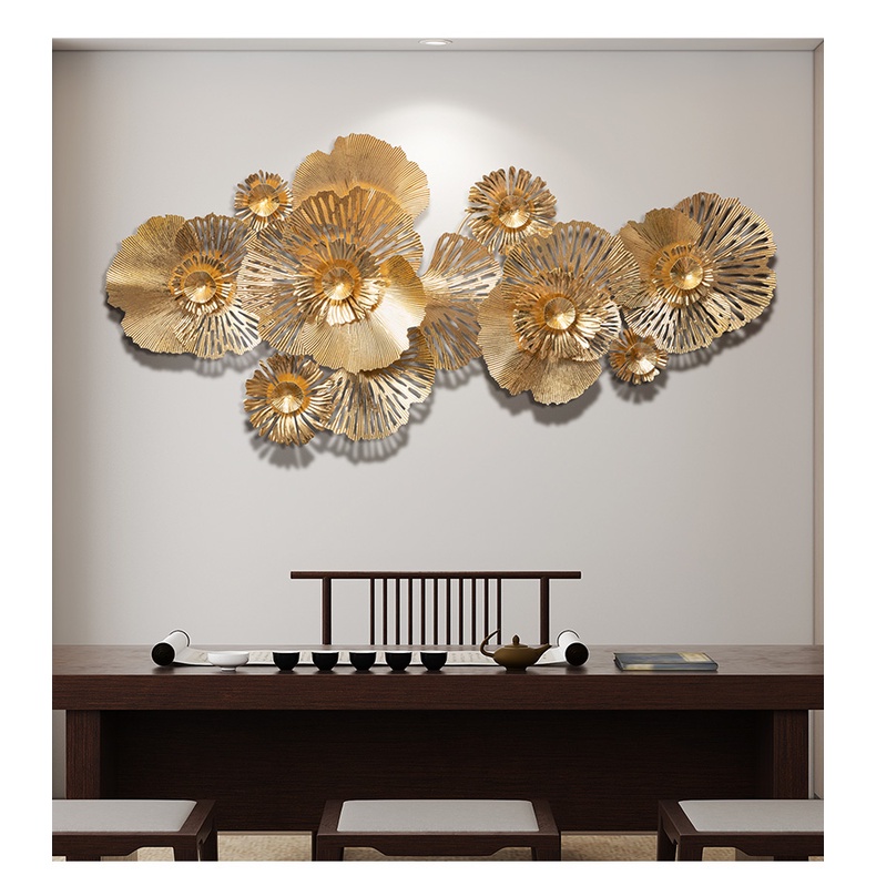 Tranh sắt treo tường nghệ thuật SENCOM, tranh decor trang trí hoa mai vàng cỡ vừa 1m5 - 951