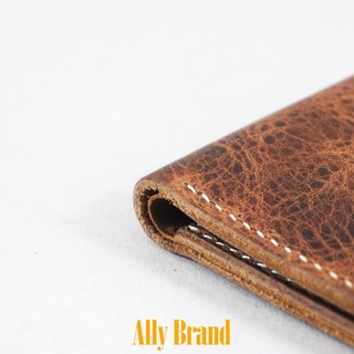 Ví Da Nam Ally Brand Da Bò Pullup Wax Handmade