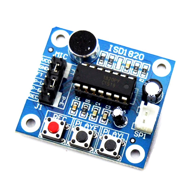 1 mô-đun máy ghi âm ISD1820 với Mic Sound Audio Loa