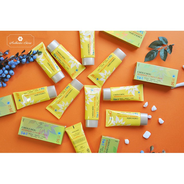 Kem Chống Nắng Chou Chou Waterproof UV Protect Cream SPF50+ PA+++ (50ml) Hàn Quốc - Chống Nắng, Chống Thấm Nước Hiệu Quả | BigBuy360 - bigbuy360.vn