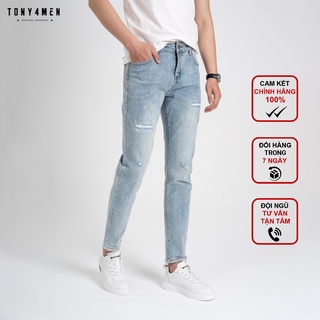 Quần Jeans Nam TONY4MEN Form Slimfit  Basic QJ1071
