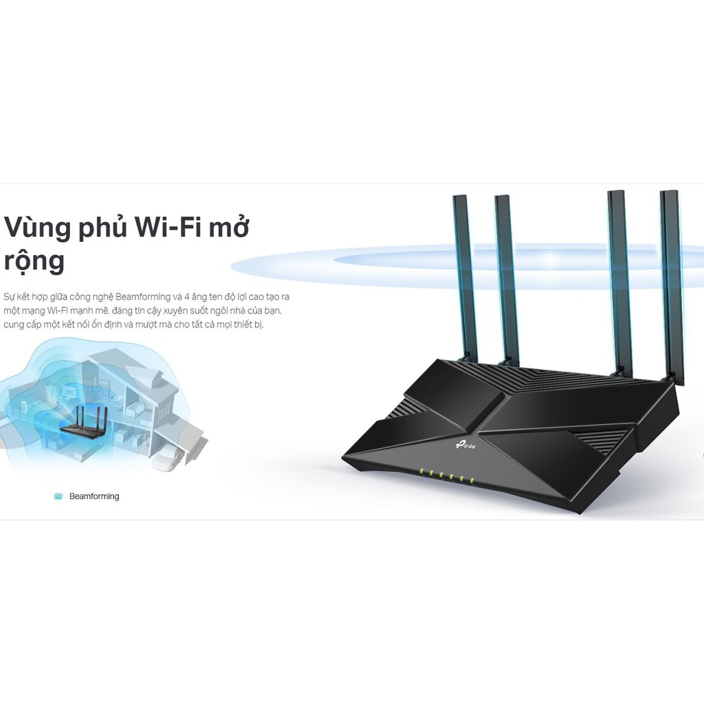 Bộ phát wifi Router Wi-Fi 6 AX1500 TP-LINK Archer AX10