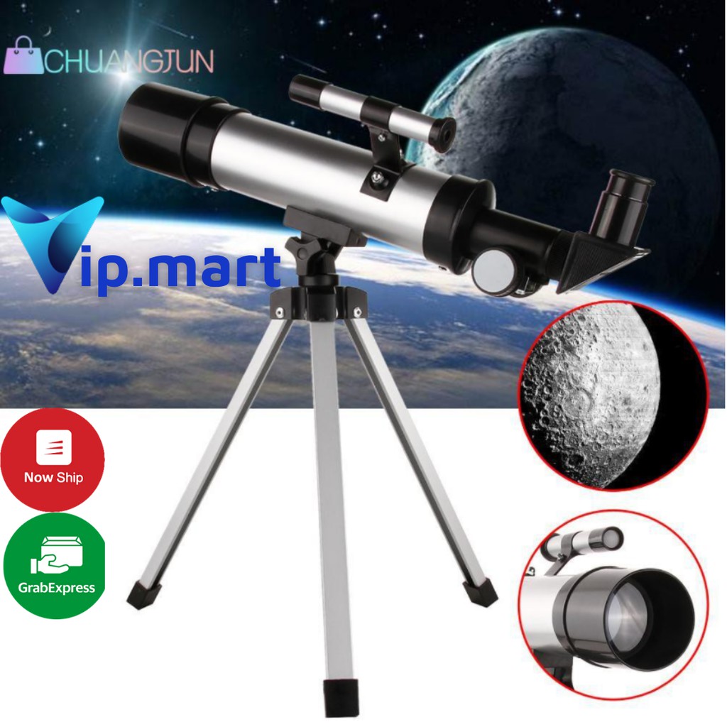 Kính Thiên Văn Telescope F36050 - Kính Khúc Xạ Ngắm Trăng Sao Cực Nét, Du Lịch, Dã Ngoại, Quan Sát Dành Cho Trẻ Em