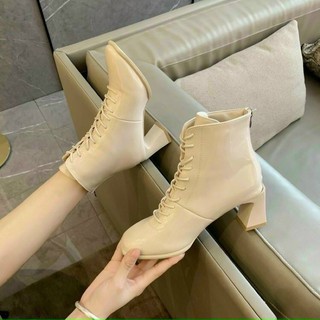 BỐT BUỘC DÂY DA BÓNG CỔ THẤP TRỜI TRANG