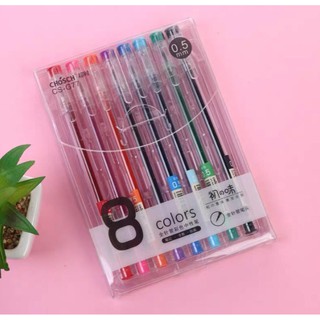 Bút nhiều màu CHOSCH CS-G77 ( vỉ 8 màu)