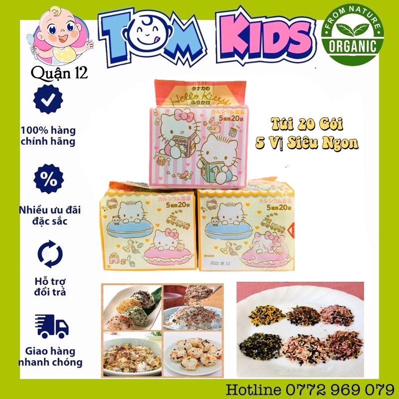 GIA VỊ RẮC CƠM Hello Kitty ( Nội Địa Nhật )
