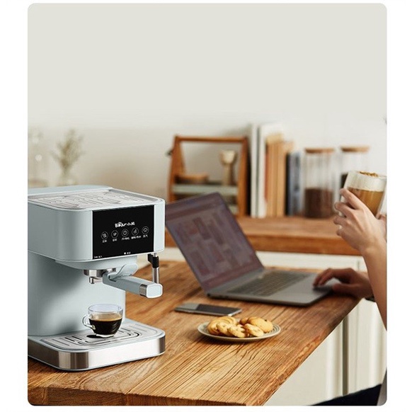 Máy pha cà phê Bear Espresso KFJ-A15L1 (CF-B15V1) tự động có vòi đánh trứng