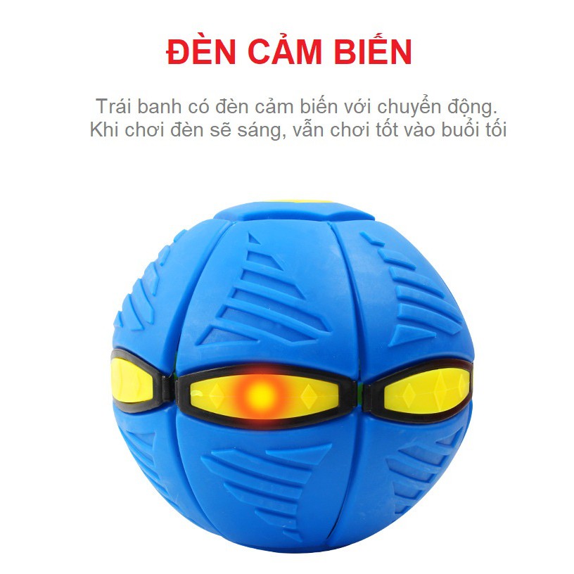 Quả bóng đĩa bay ma thuật có đèn LED trò chơi vận động ngoài trời