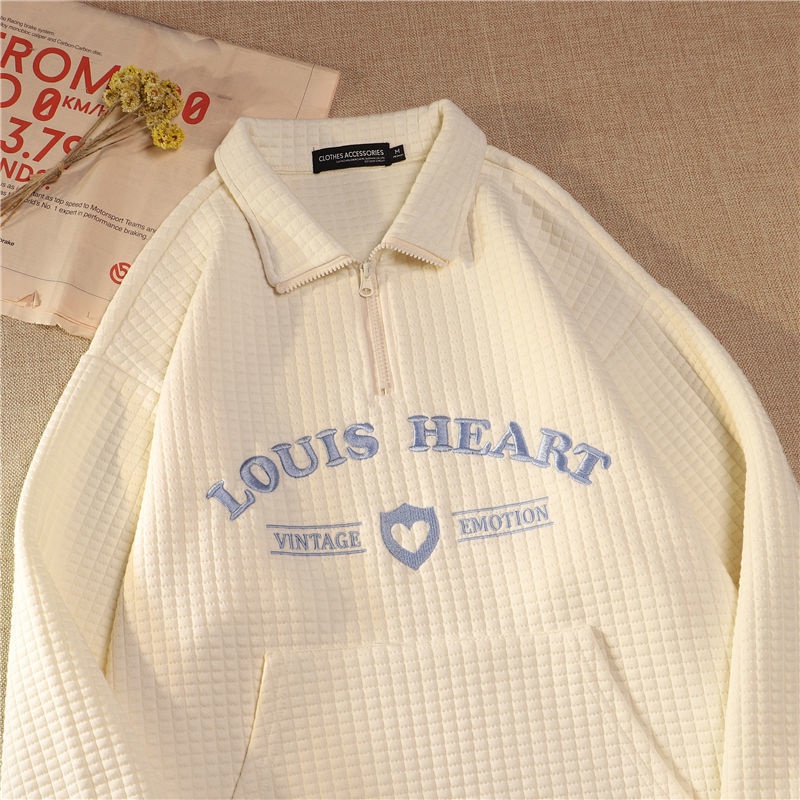 Sweater Mỏng Cổ Polo Dáng Rộng Phong Cách Thời Trang Nhật Bản | BigBuy360 - bigbuy360.vn