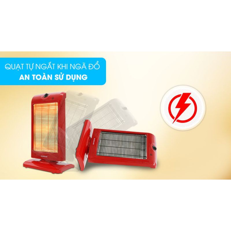 Quạt sưởi halogen Sunhouse SHD7016
