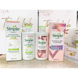 Kem Dưỡng Simple Kind To Skin Protecting Light Moisturiser SPF15 cấp ẩm ban ngày dịu nhẹ cho da hh dầu, dầu