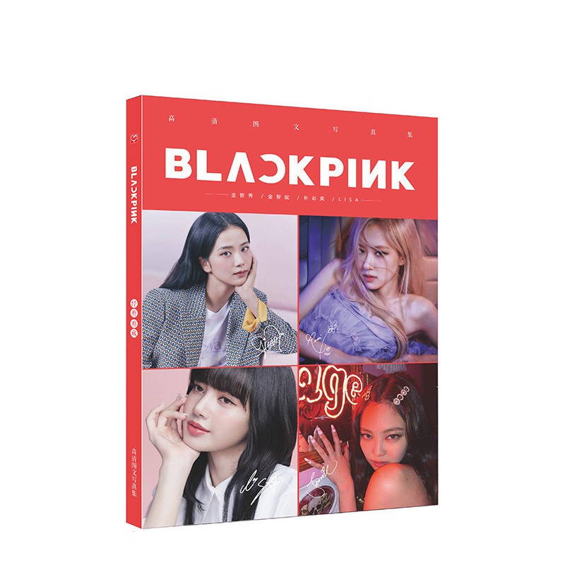 (Bìa Tím/ Hồng) Album ảnh Photobook Blackpink tập ảnh mẫu mới in hình idols