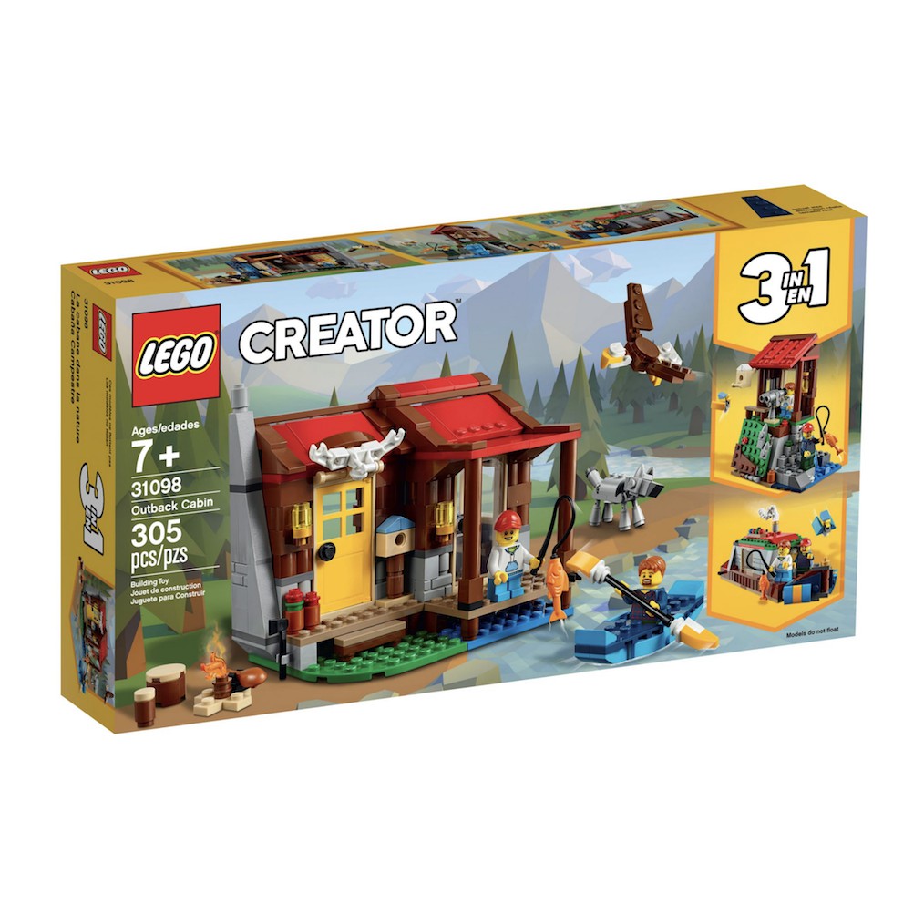 Lego HaHa - Lego Creator - Nhà Gỗ Ven Hồ - 31098