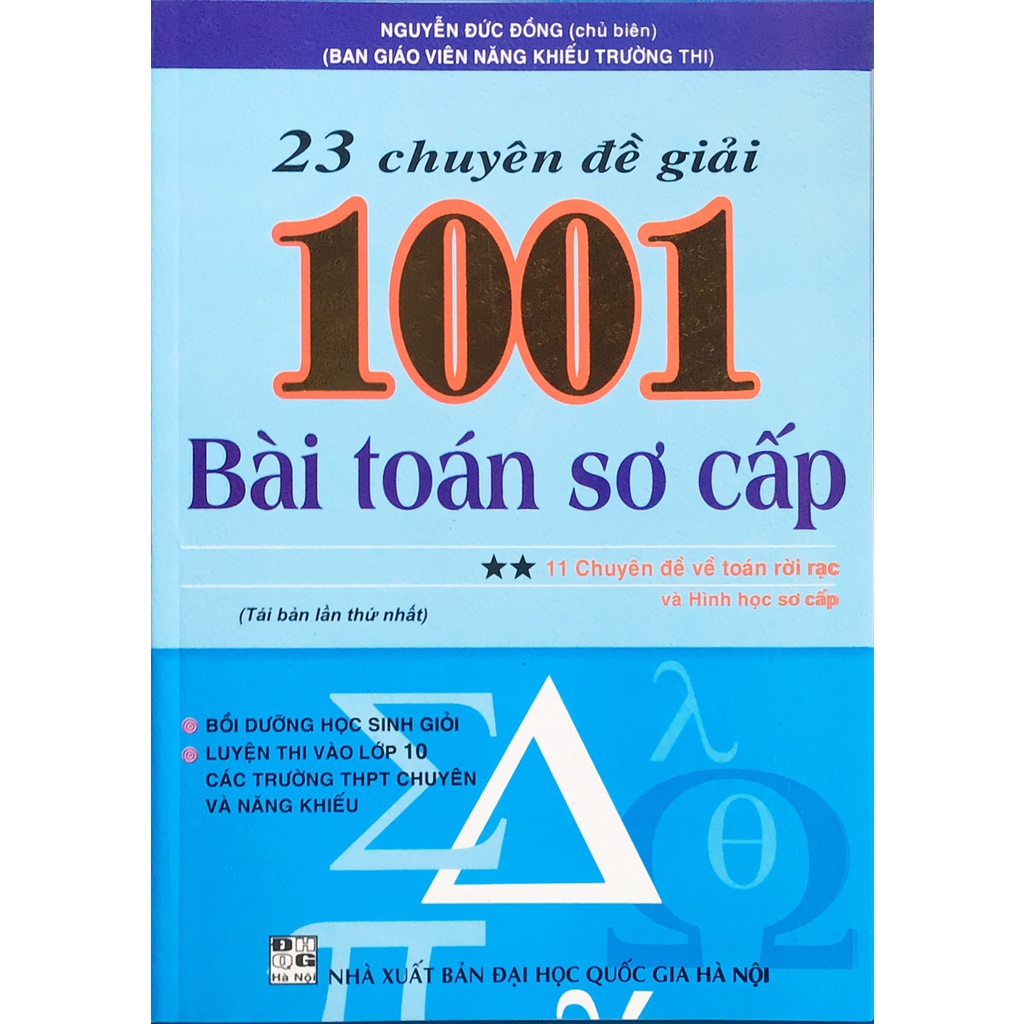 Sách - 23 Chuyên đề 1001 Bài toán sơ cấp tập 2 - 11 Chuyên đề về toán rời rạc và hình học sơ cấp