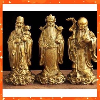 Bộ tượng tam đa Phúc - Lộc - Thọ bằng đồng