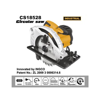 Máy cưa đĩa ingco 1400w cs18528