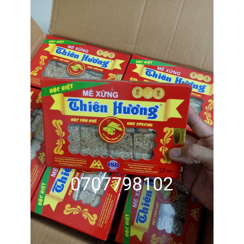 Mè Xửng dẻo dạng hộp Thiên Hương 500gr