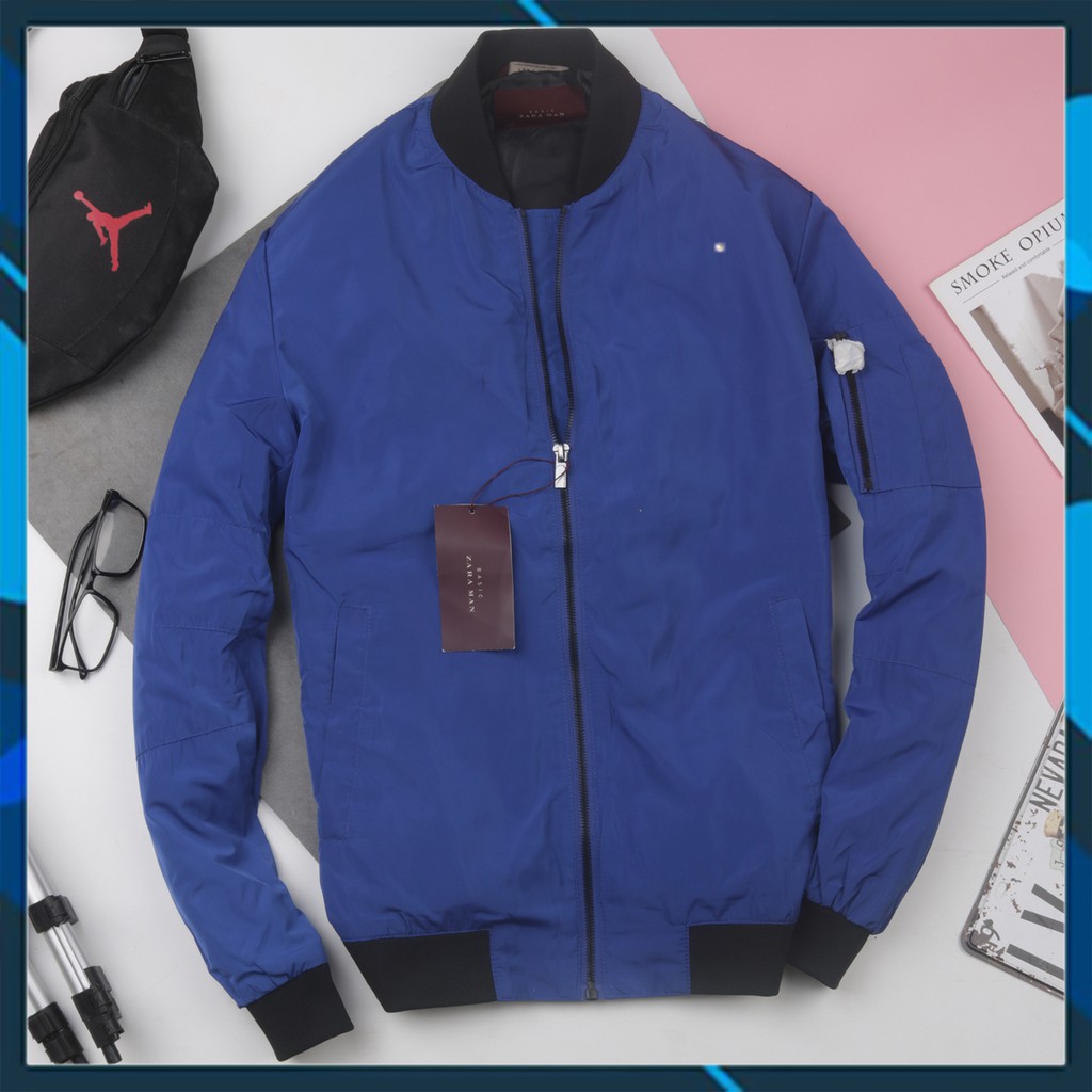 Áo khoác nam Bomber xuât dự ảnh thật