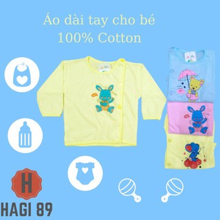 Thời trang cho bé ❤️FREESHIP❤️ Áo Dài Tay Cho Bé Baby 100% Cotton Thấm Hút Mồ Hôi, Co Giãn Tốt