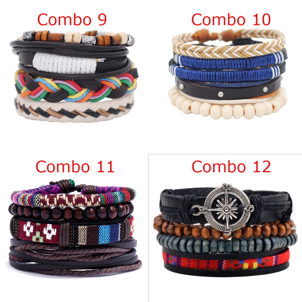 Vòng tay Boho Vintage Combo 7