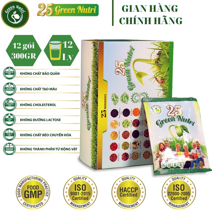 Bột Ngũ Cốc 25 loại hạt đậu - 25 Green Nutri